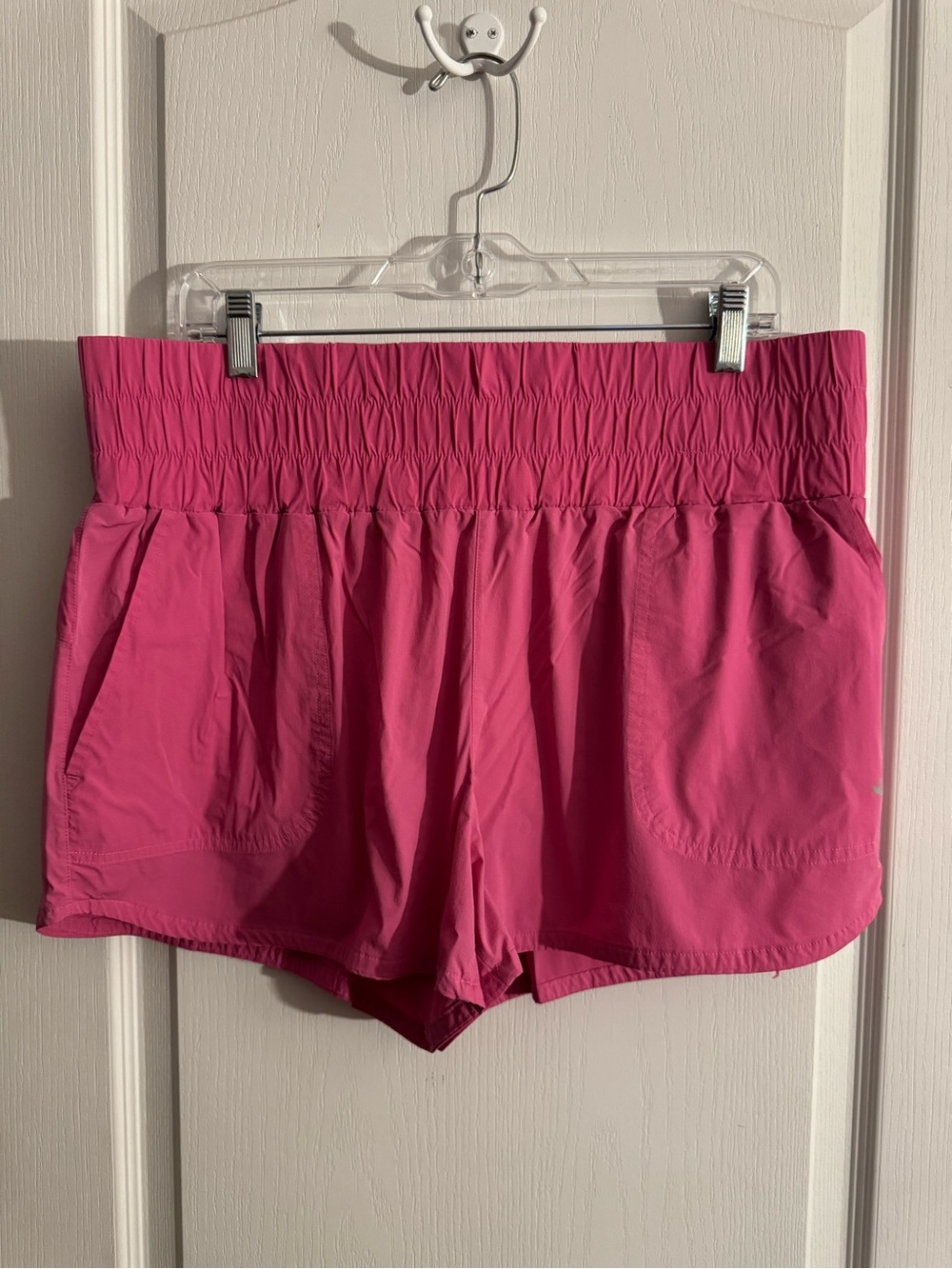 JoyLab Hot Pink Athletic Shorts with Wide Elastic Waistband